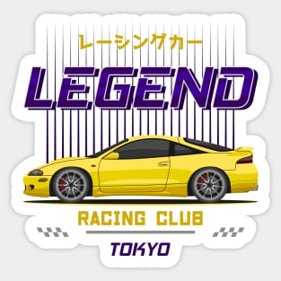 Tuner Yellow Eclipse 2GA JDM Sticker